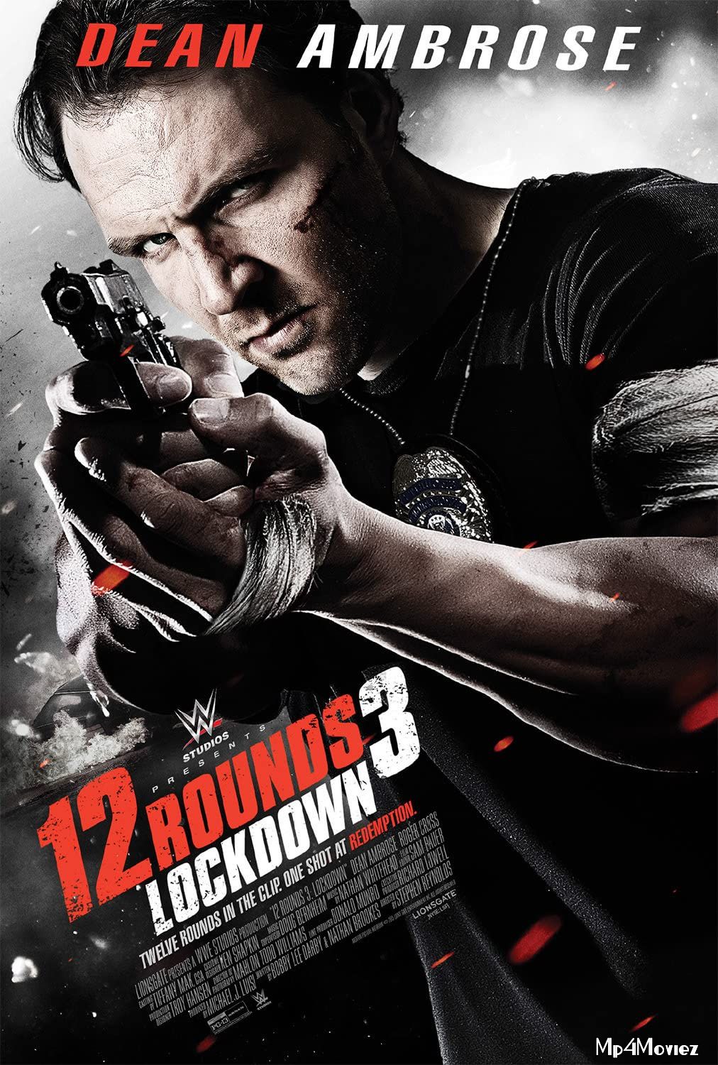 poster of 12 Rounds 3 Lockdown (2015) Hindi Dubbed Movie BluRay