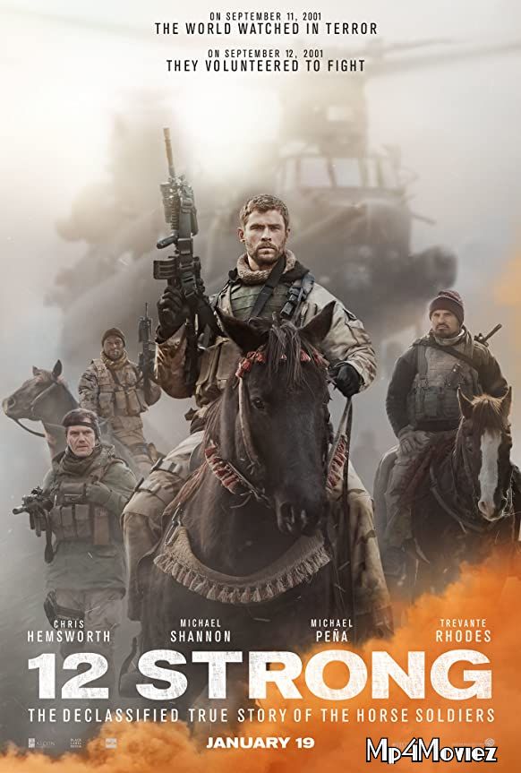 poster of 12 Strong (2018) Hindi Dubbed Full Movie