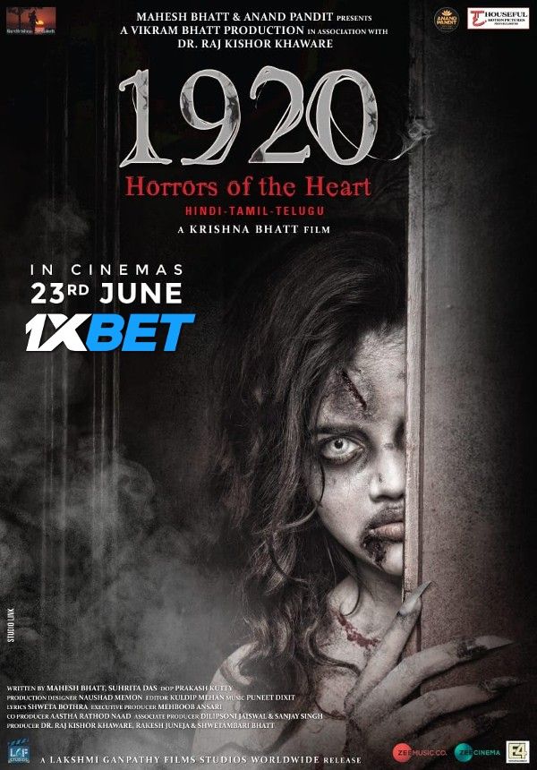 poster of 1920: Horrors of the Heart (2023) Hindi DVDScr