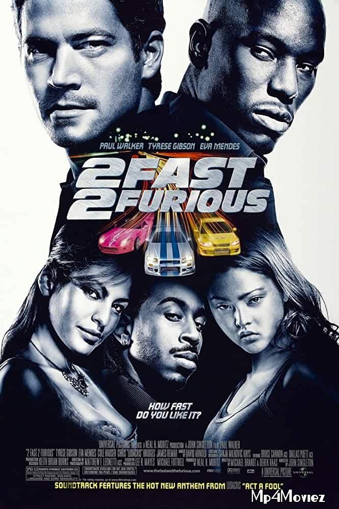 poster of 2 Fast 2 Furious 2003 Hindi Dubbed Full Movie