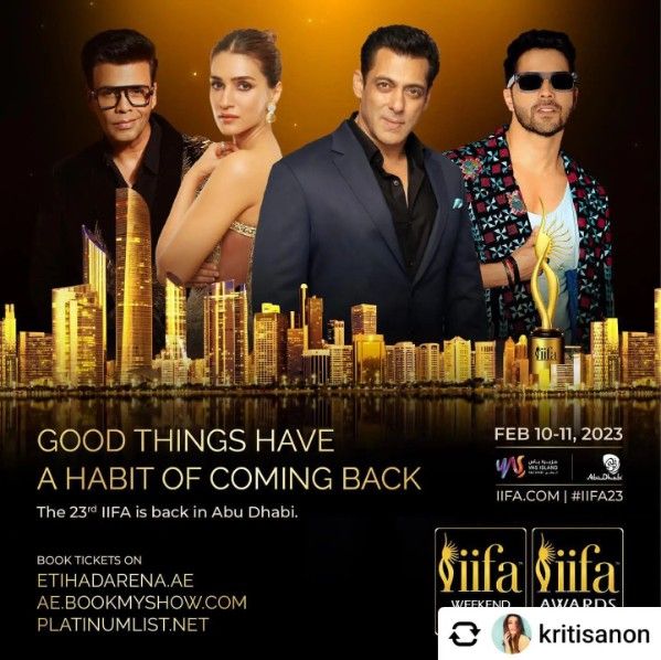 poster of 23rd IIFA Awards (2023) Hindi HDRip