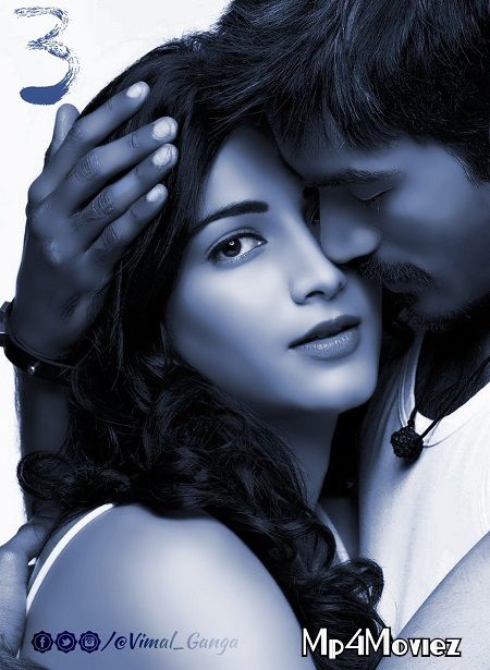 poster of 3 (Three) 2012 Hindi Dubbed Full Movie