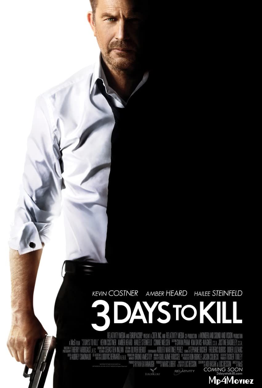 poster of 3 Days to Kill (2014) Hindi Dubbed BluRay