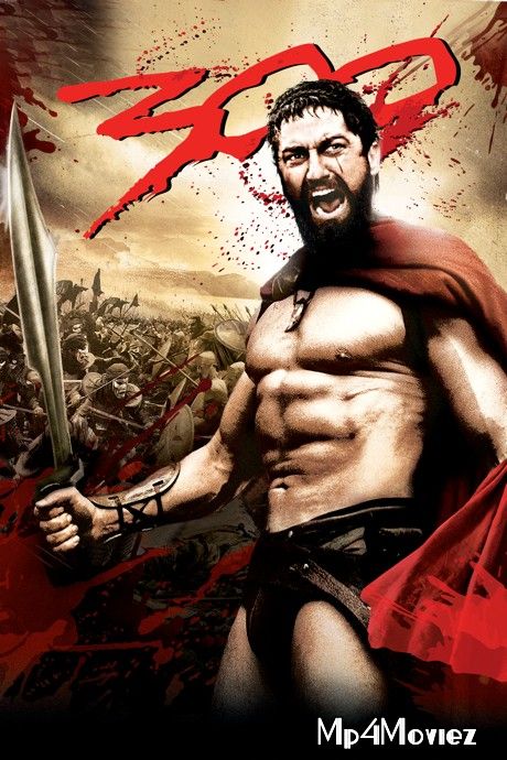 poster of 300 (2006) Hindi Dubbed BluRay