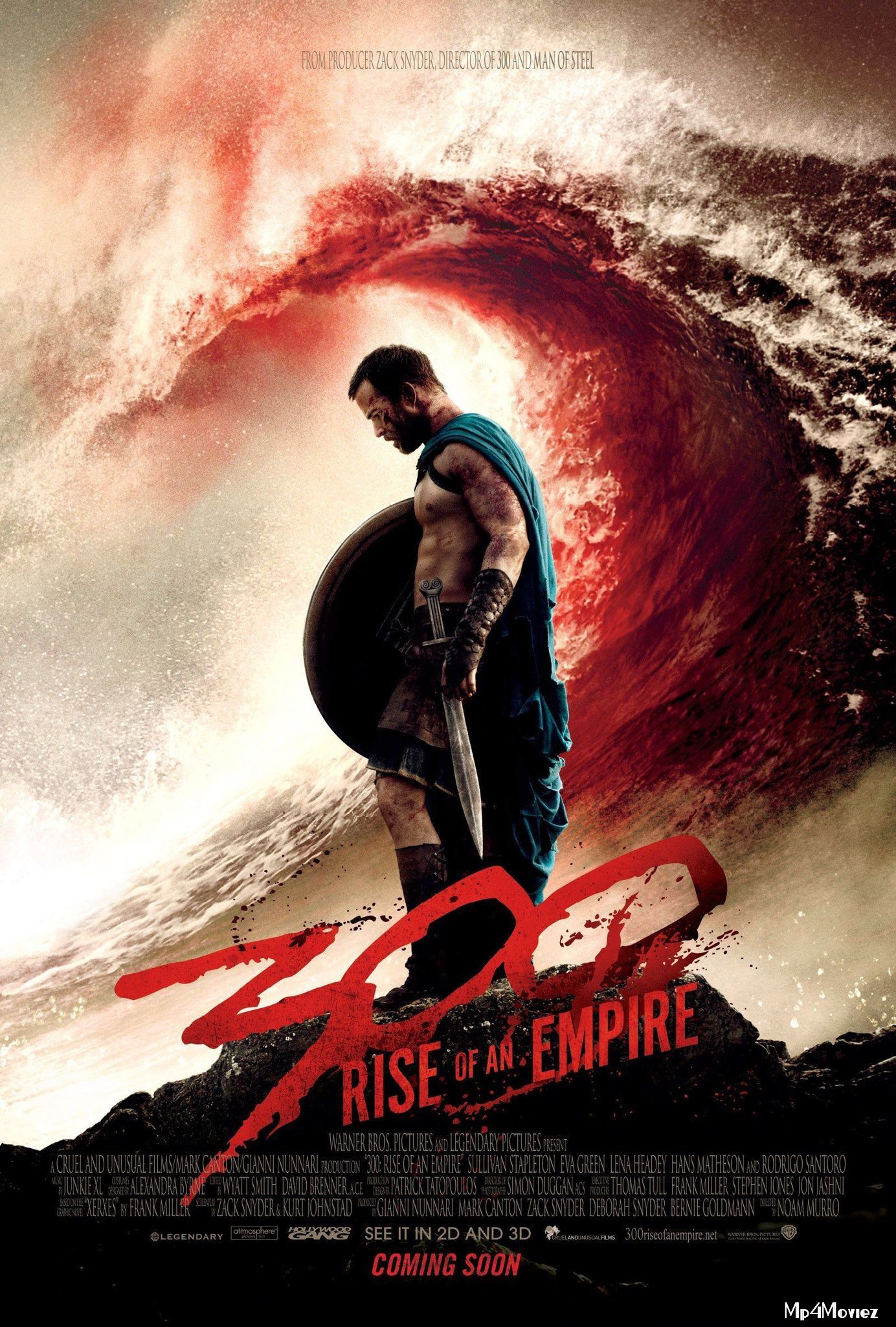 poster of 300 Rise of an Empire 2014 Hindi Dubbed Full Movie