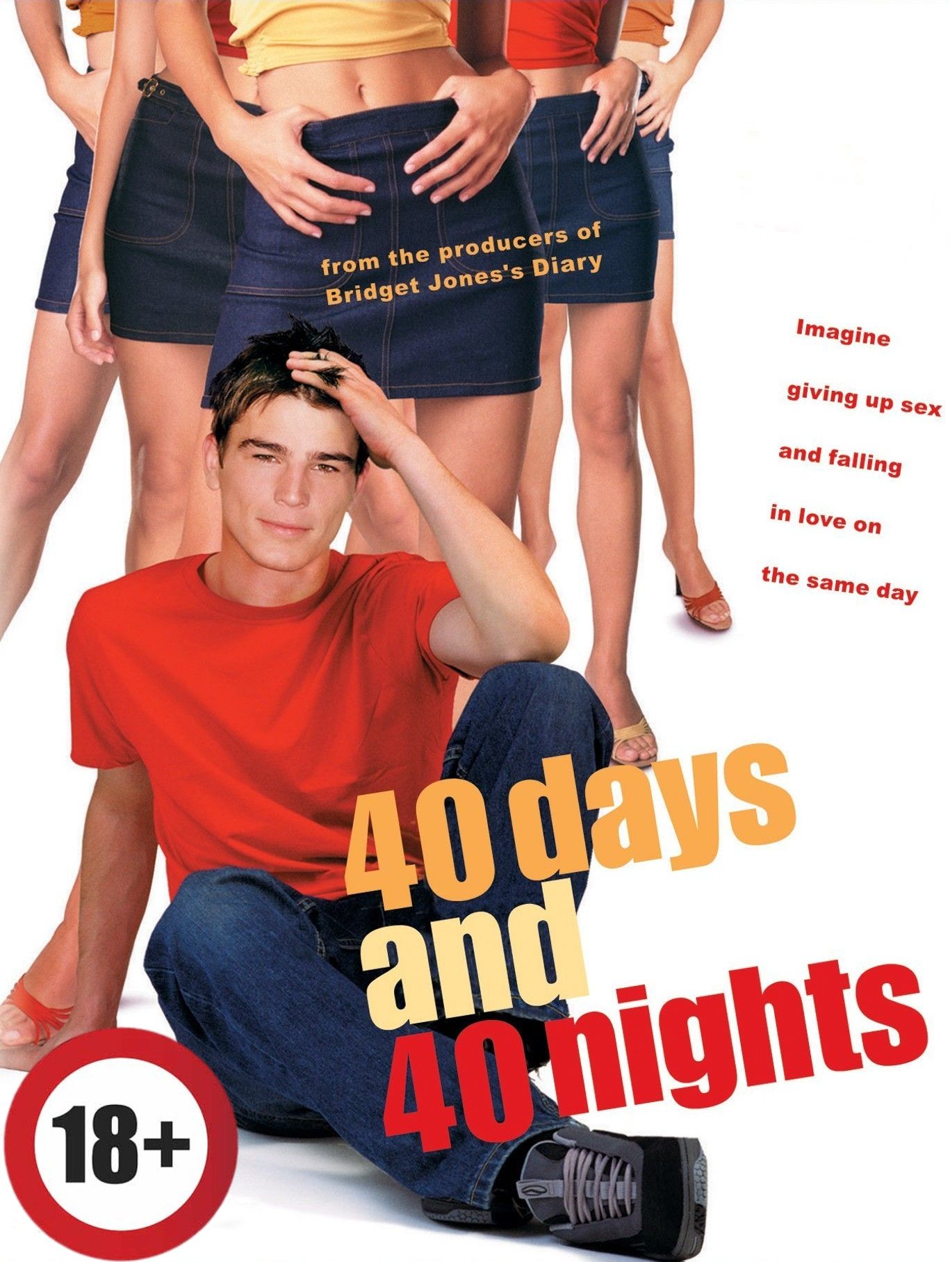 poster of 40 Days and 40 Nights (2002) Hindi Dubbed BluRay