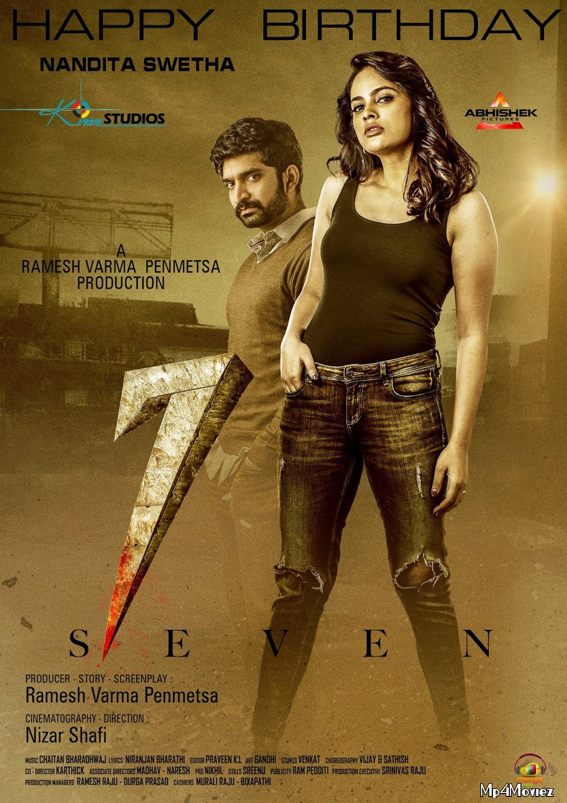 poster of 7 (SEVEN) 2020 Hindi Dubbed Movie