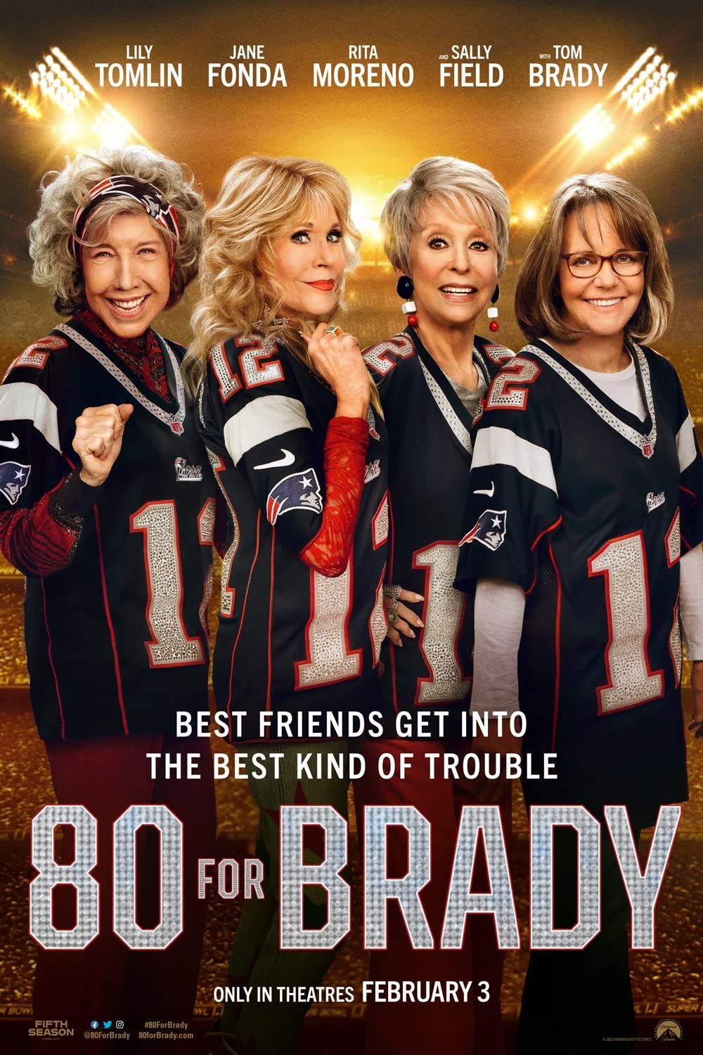 poster of 80 for Brady (2023) English HDRip