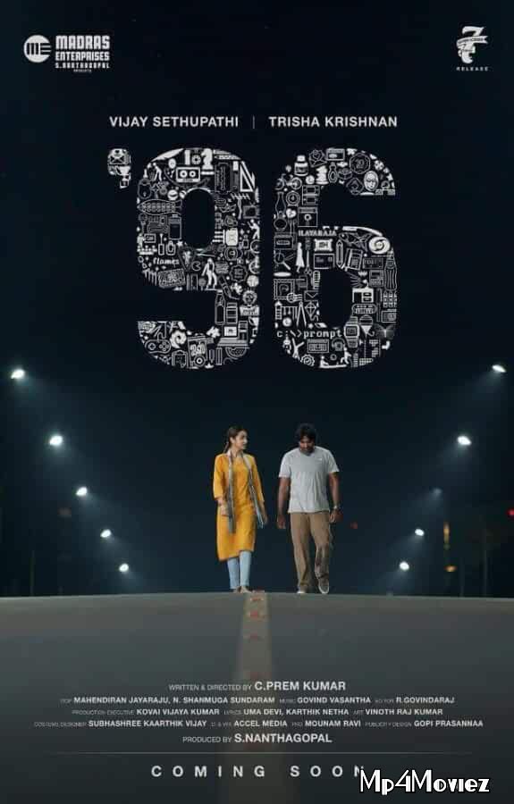 poster of 96 (2018) Hindi Dubbed Movie