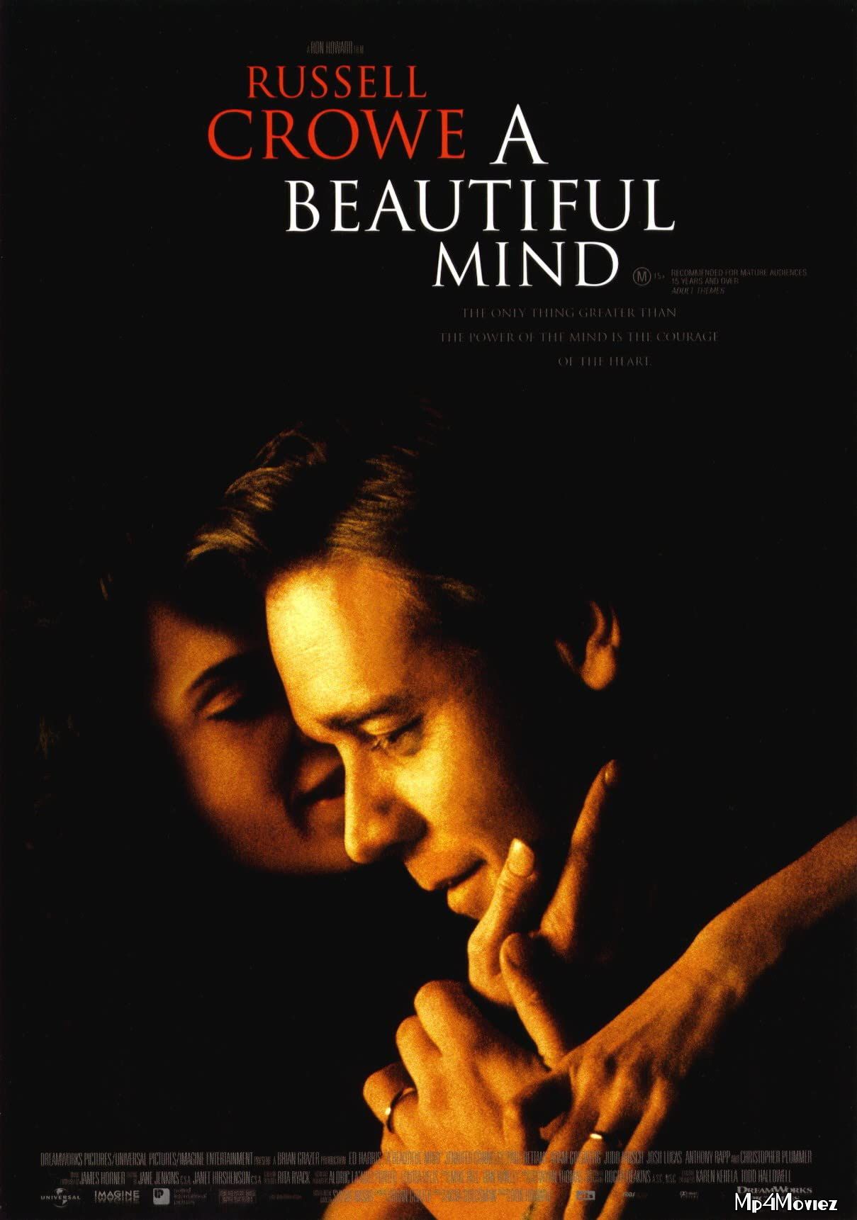 poster of A Beautiful Mind (2001) Hindi Dubbed BRRip