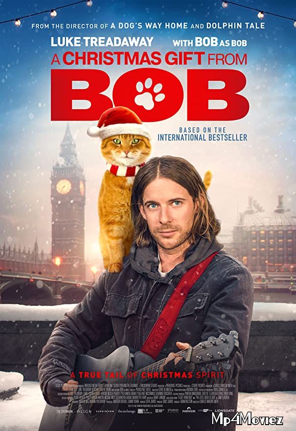 poster of A Christmas Gift from Bob 2020 English (Hindi Subtitles) Movie