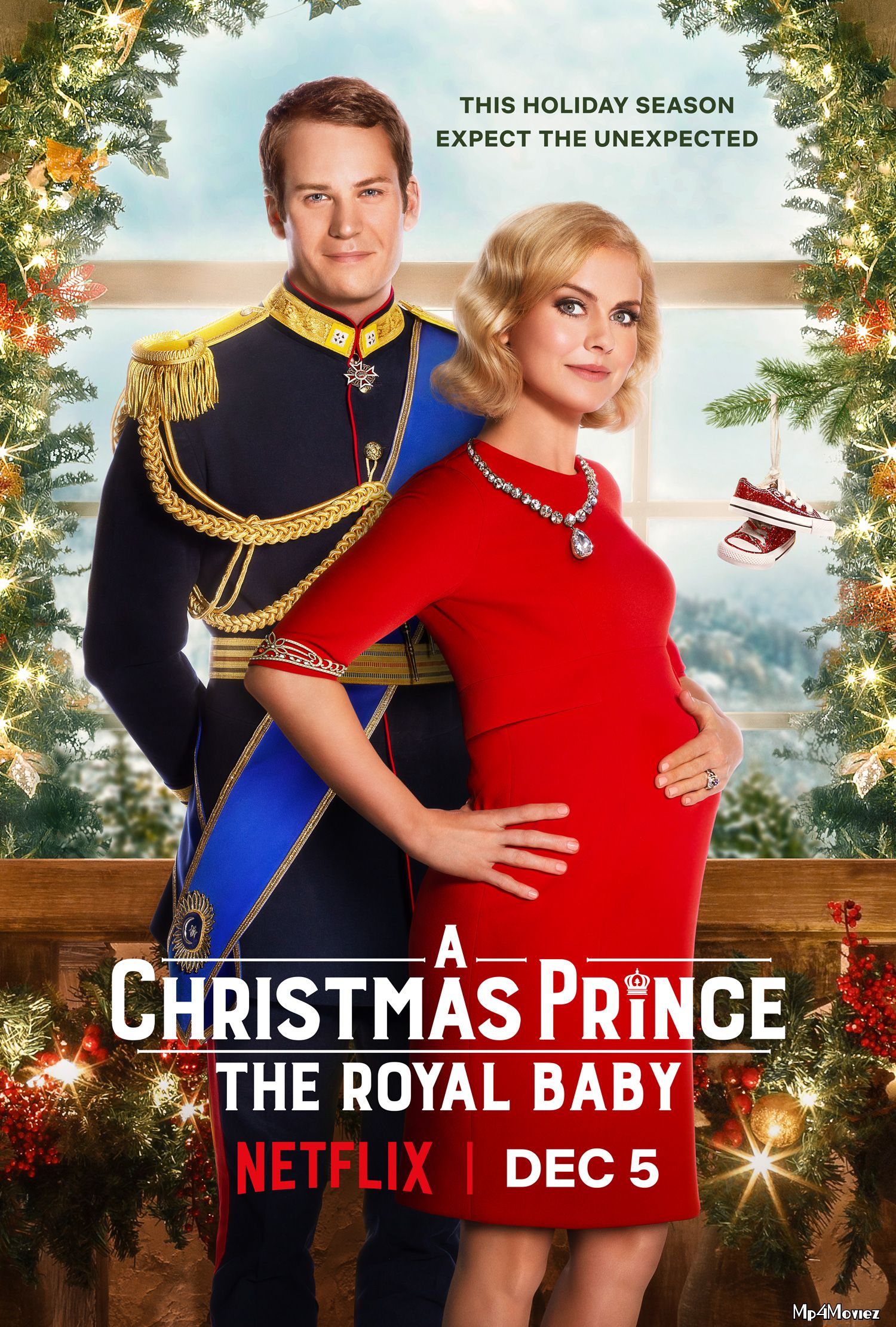 poster of A Christmas Prince The Royal Baby 2019 Hindi Dubbed Full Movie