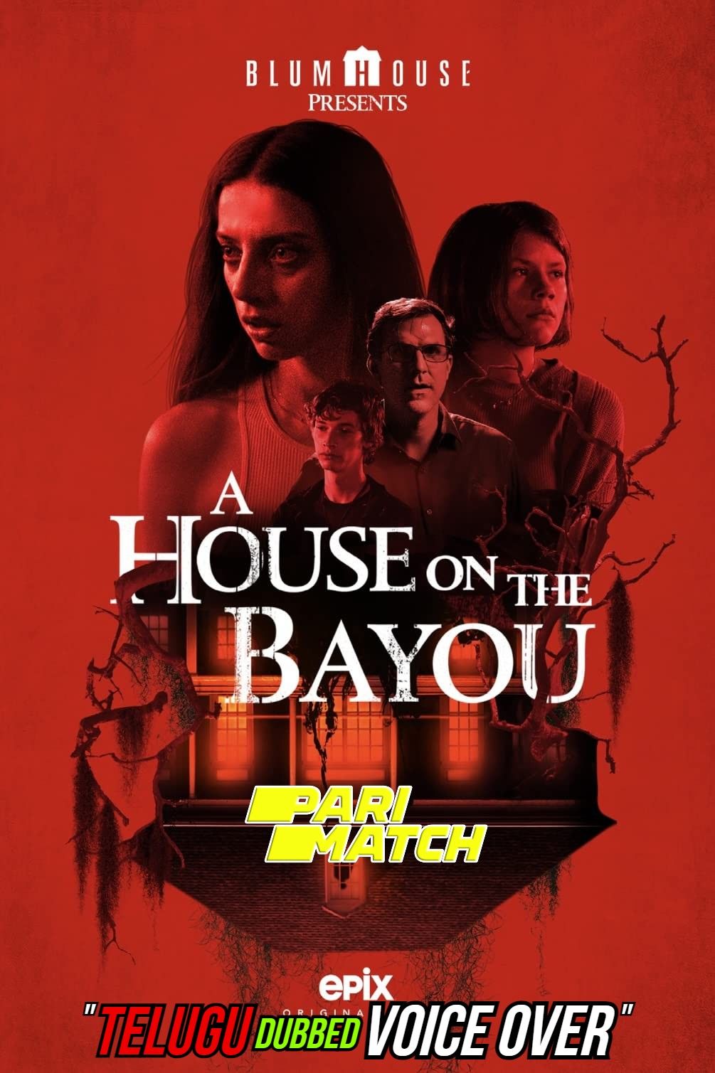 poster of A House on the Bayou (2021) Telugu (Voice Over) Dubbed WEBRip