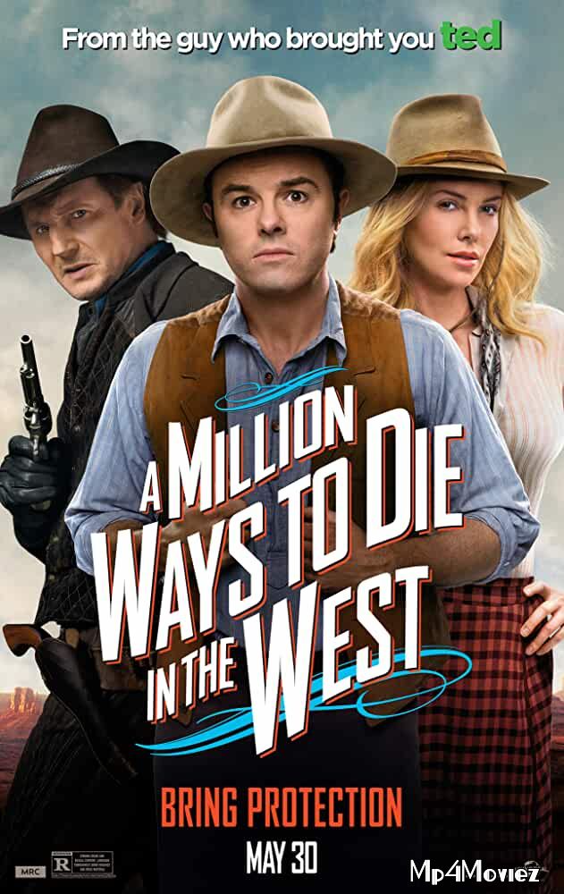 poster of A Million Ways to Die in the West 2014 Hindi Dubbed Movie