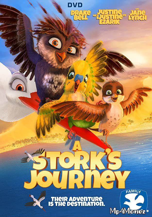 poster of A Storks Journey (2017) Hindi Dubbed BRRip