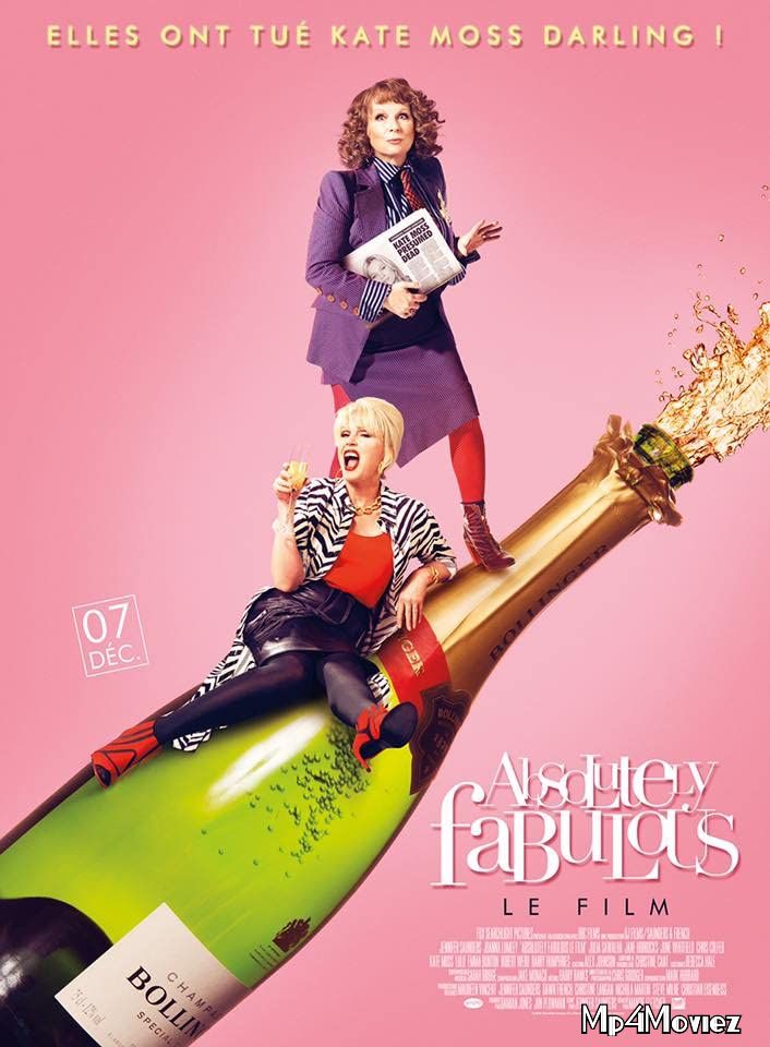 poster of Absolutely Fabulous The Movie 2016 Hindi Dubbed Movie