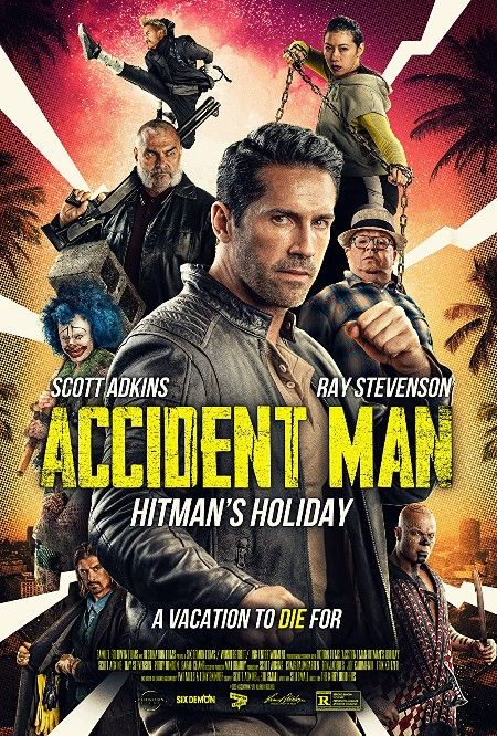 poster of Accident Man Hitmans Holiday (2022) Hindi ORG Dubbed HDRip