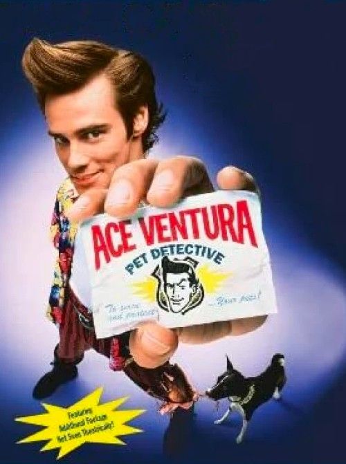 poster of Ace Ventura: Pet Detective (1994) Hindi Dubbed Movie