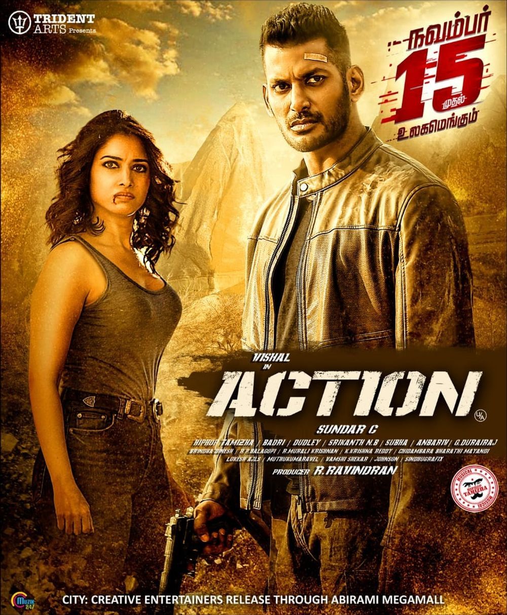 poster of Action (2019) Hindi Dubbed HDRip