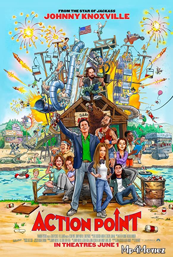 poster of Action Point (2018) Hindi Dubbed BRRip