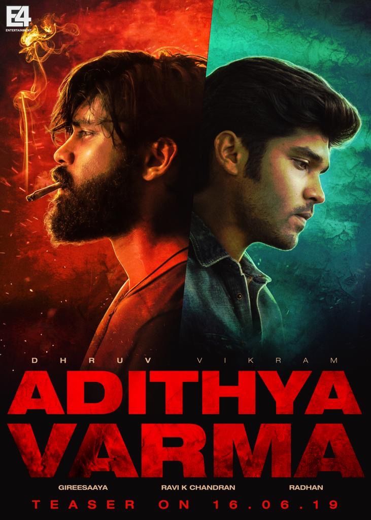 poster of Adithya Varma (2019) Hindi Dubbed HDRip