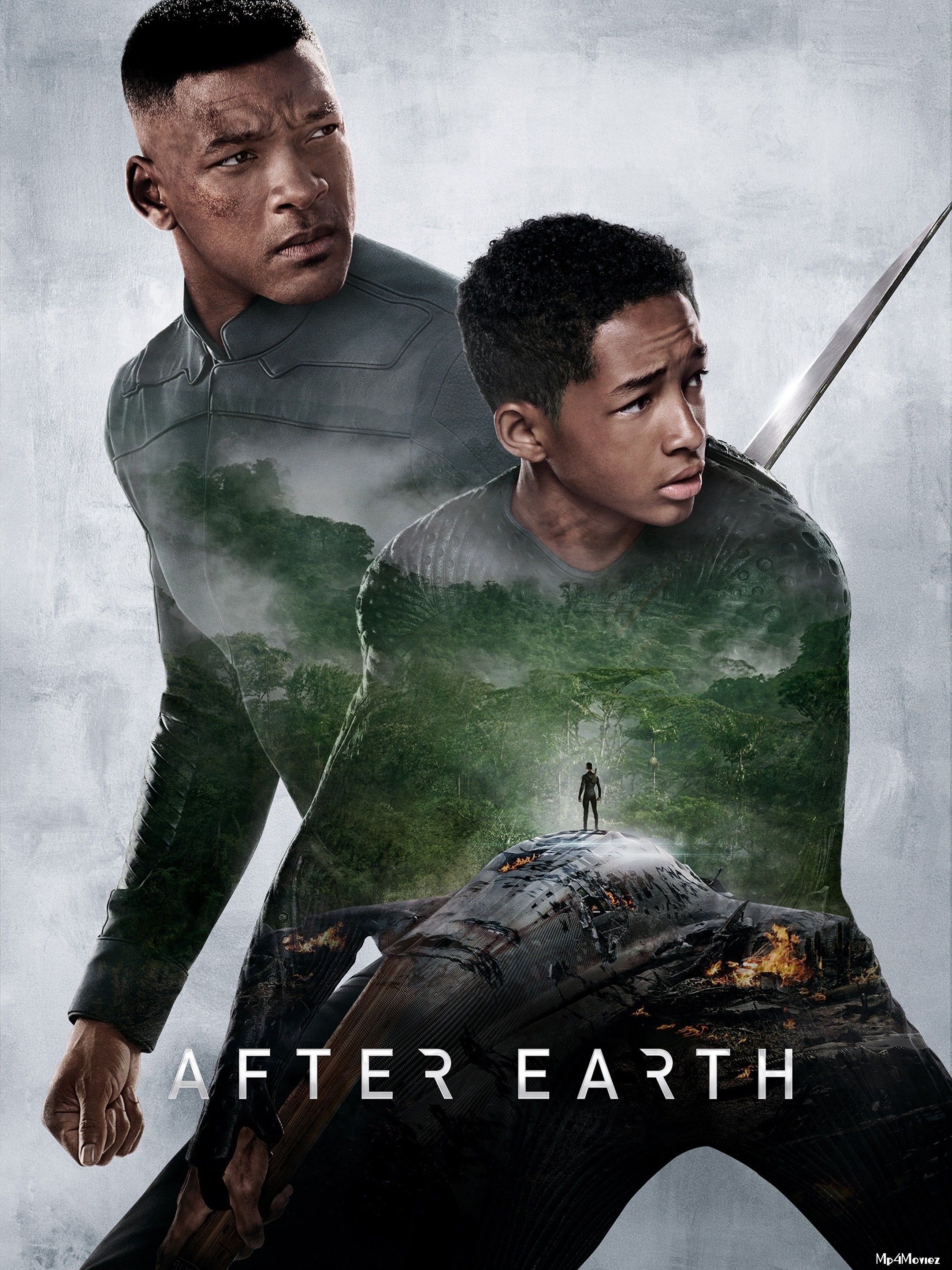 poster of After Earth (2013) Hindi Dubbed BRRip