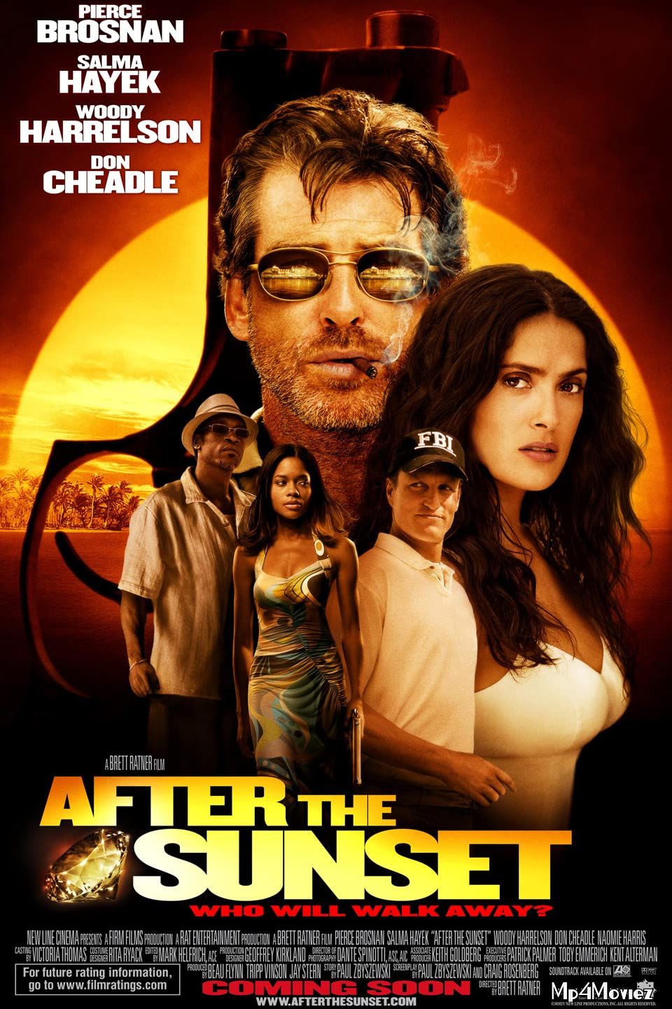 poster of After the Sunset 2004 Hindi Dubbed Movie