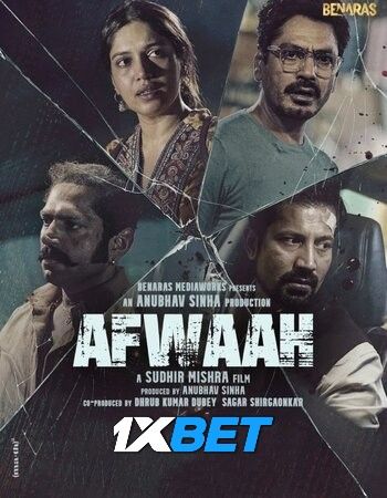 poster of Afwaah (2023) Hindi DVDScr