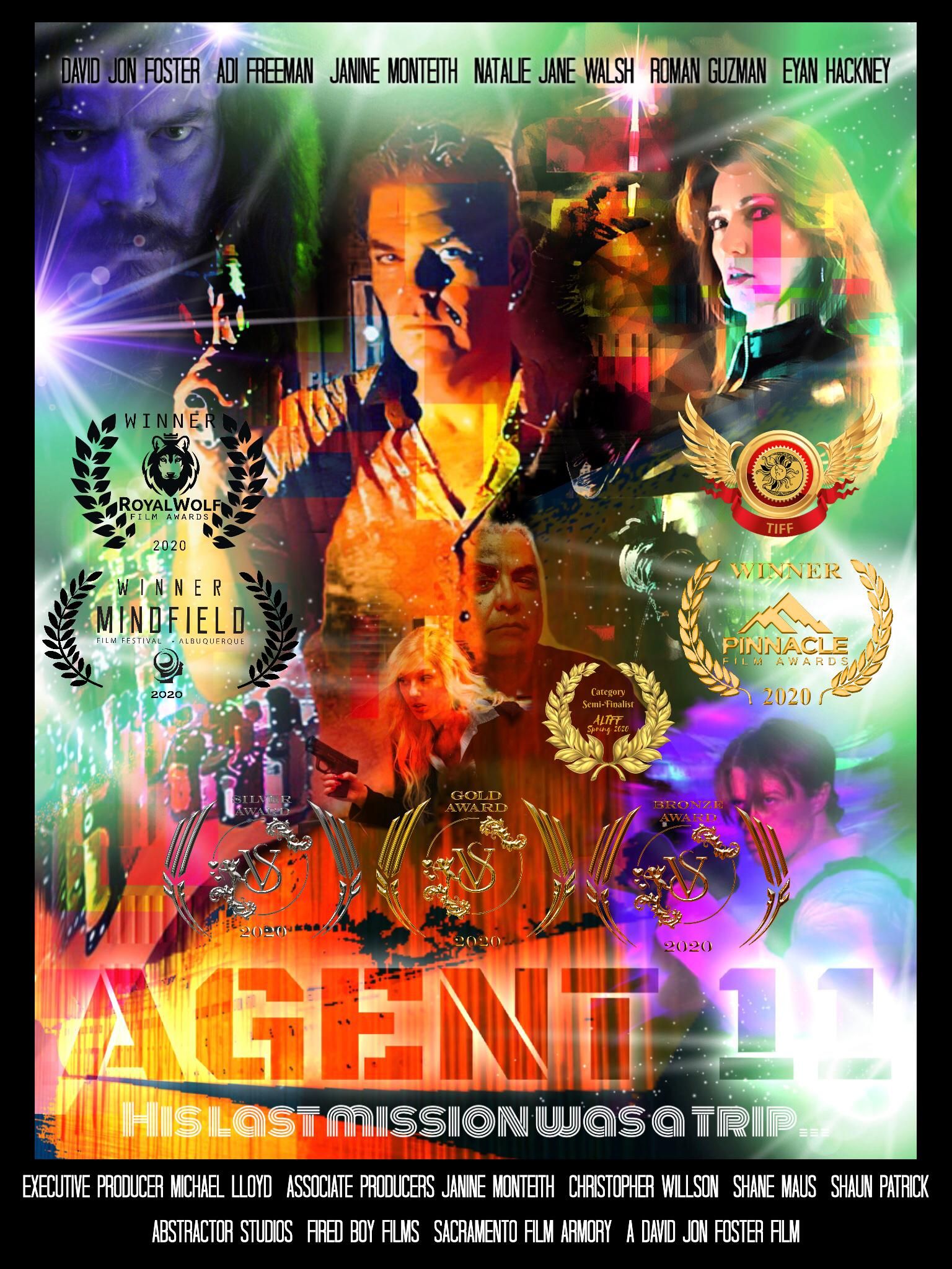 poster of Agent 11 (2020) Hindi Dubbed (Unofficial) WEBRip