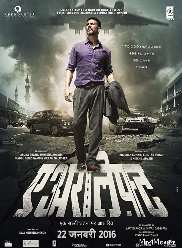 poster of Airlift 2016 Bollywood Full Movie