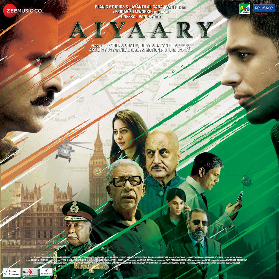 poster of Aiyaary 2018 Full Movie