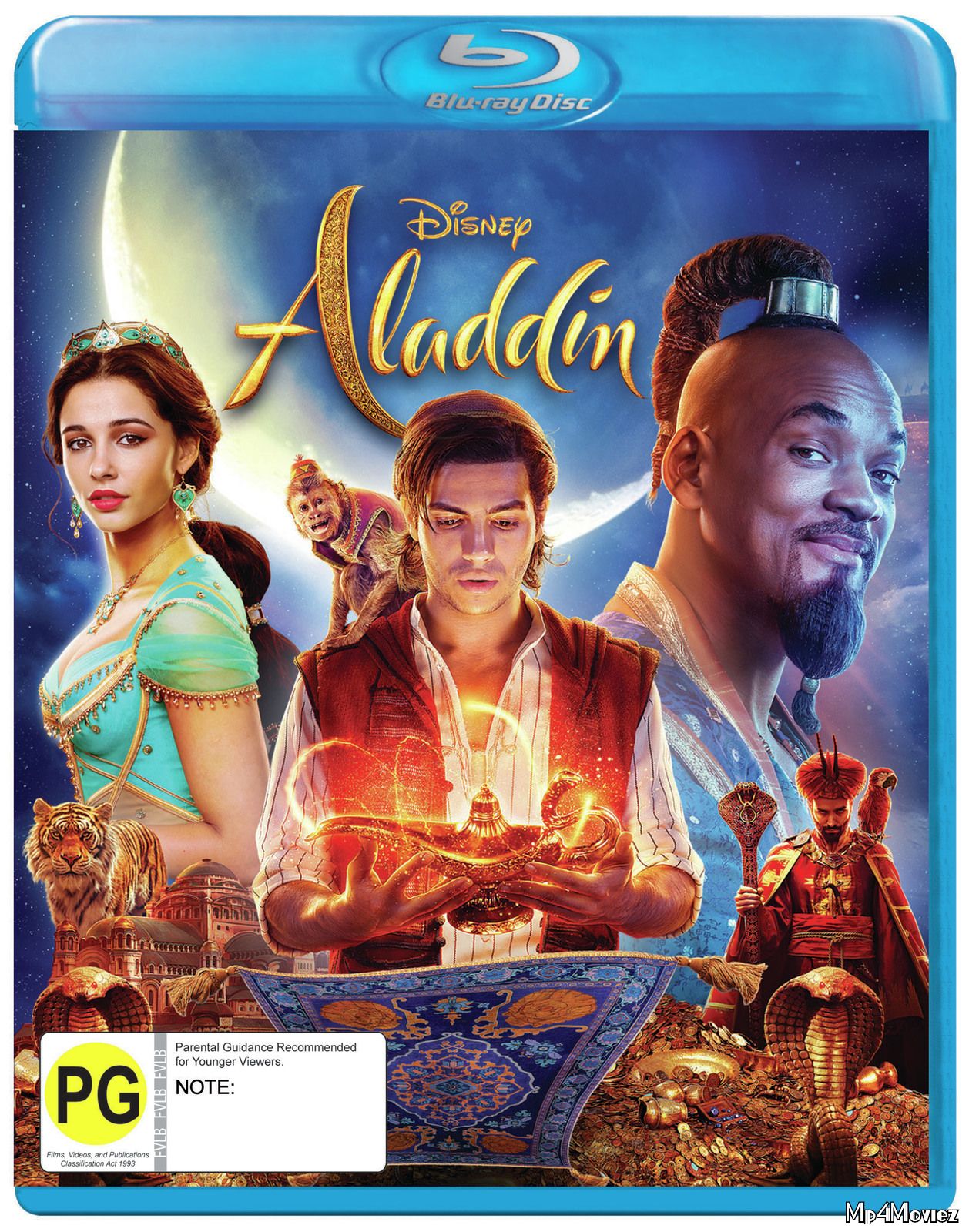 poster of Aladdin (2019) Hindi ORG Dubbed BluRay