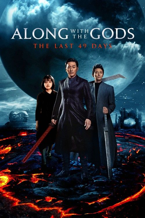 poster of Along With the Gods: The Last 49 Days (2018) Hindi Dubbed Movie