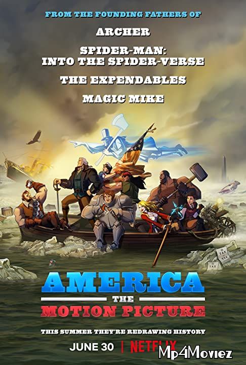 poster of America: The Motion Picture (2021) Hindi Dubbed WEB-DL