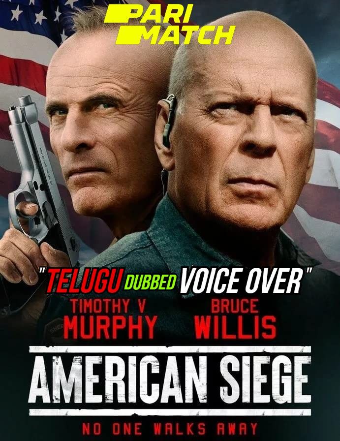 poster of American Siege (2021) Telugu (Voice Over) Dubbed WEBRip