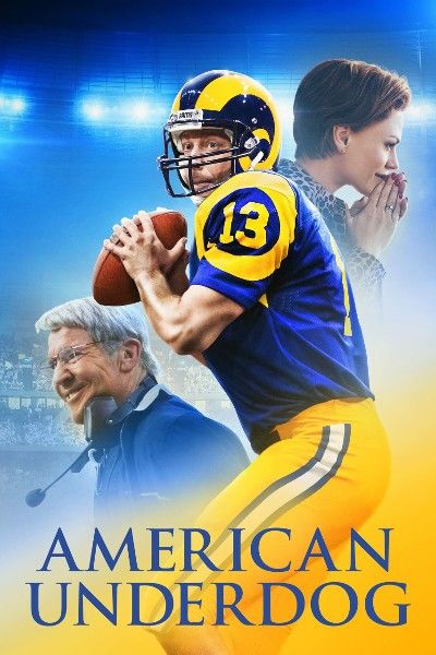 poster of American Underdog (2021) Hindi Dubbed