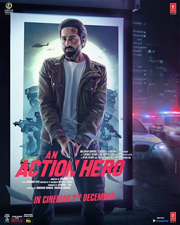 poster of An Action Hero 2022 Bengali Dubbed (Unofficial) WEBRip