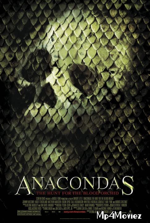 poster of Anacondas 2: The Hunt for the Blood Orchid (2004) Hindi Dubbed BRRip