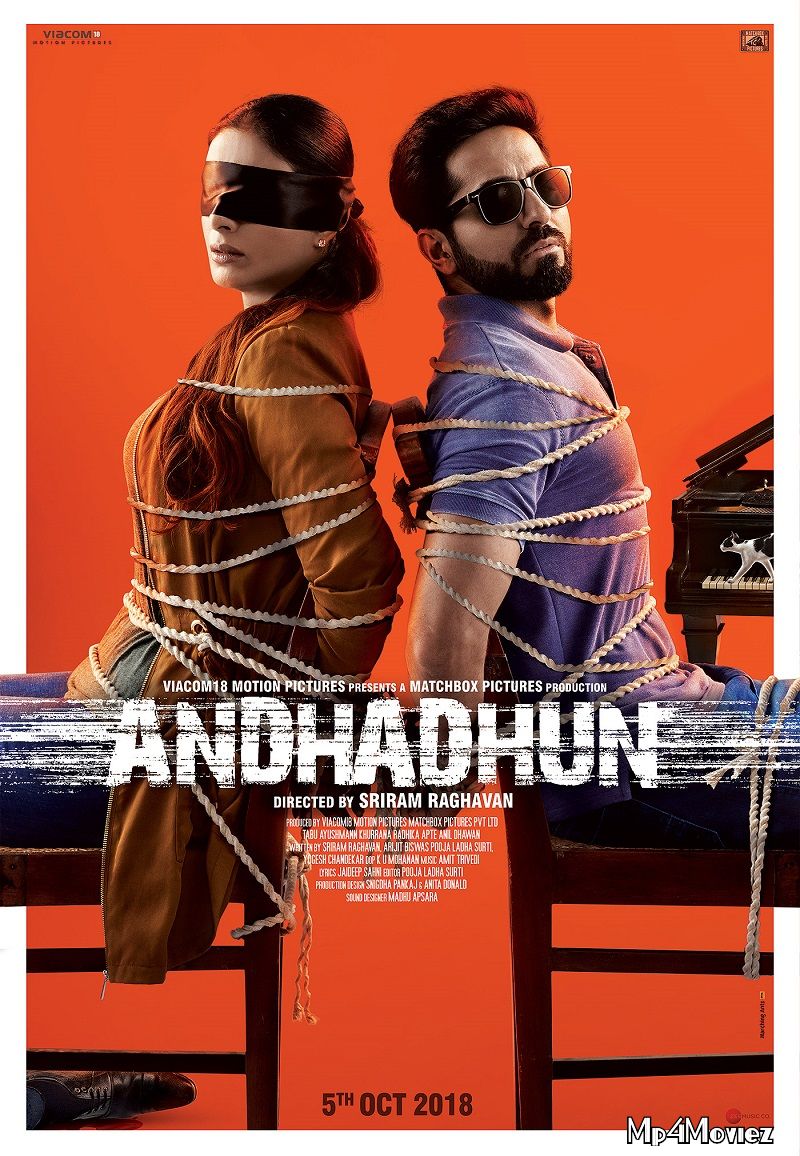 poster of Andhadhun 2018 Hindi Full Movie