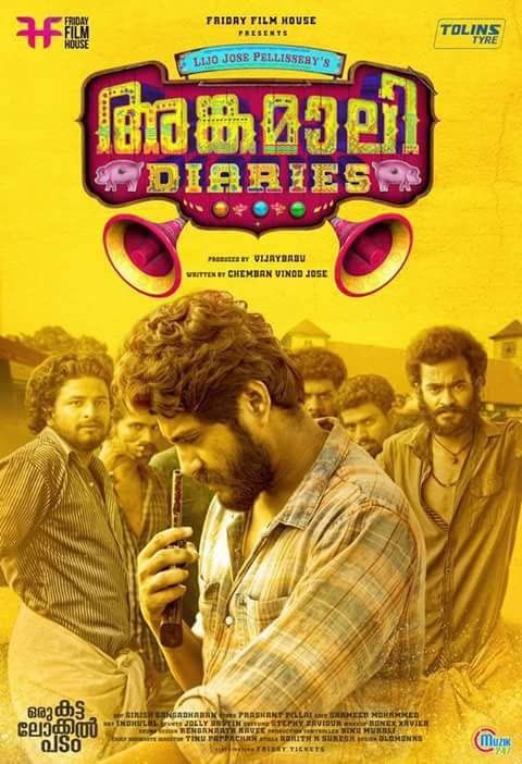 poster of Angamaly Diaries (2022) Hindi Dubbed HDRip