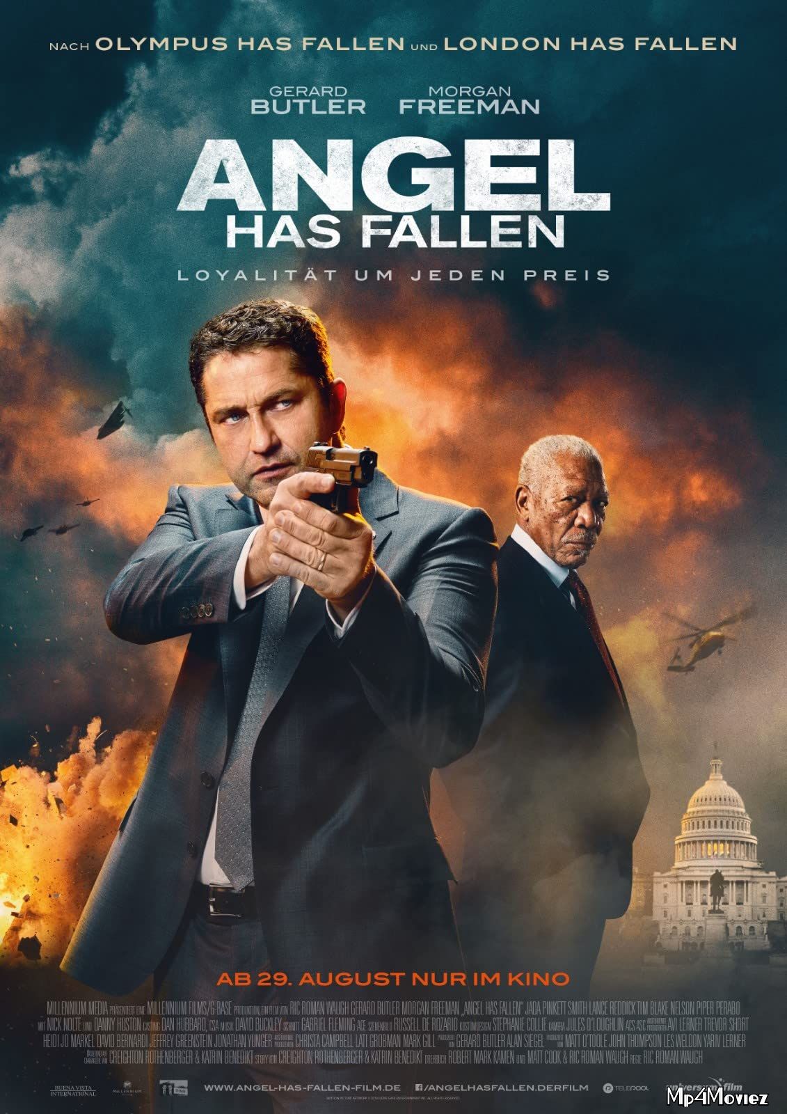 poster of Angel Has Fallen 2019 Hindi ORG Dubbed Full Movie