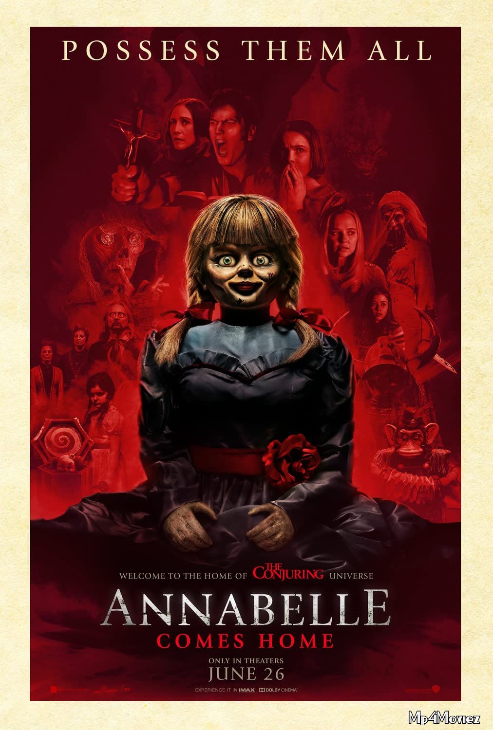 poster of Annabelle Comes Home (2019) Hindi Dubbed ORG BRRip