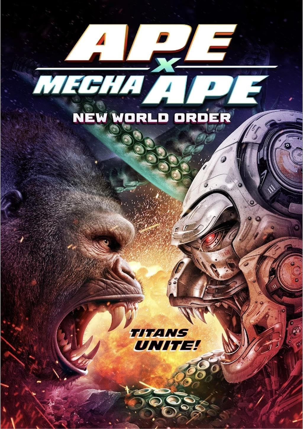 poster of Ape X Mecha Ape: New World Order 2024 Hindi (Unofficial) Dubbed