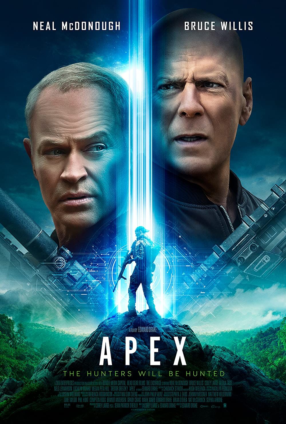 poster of Apex (2021) Hindi Dubbed BluRay