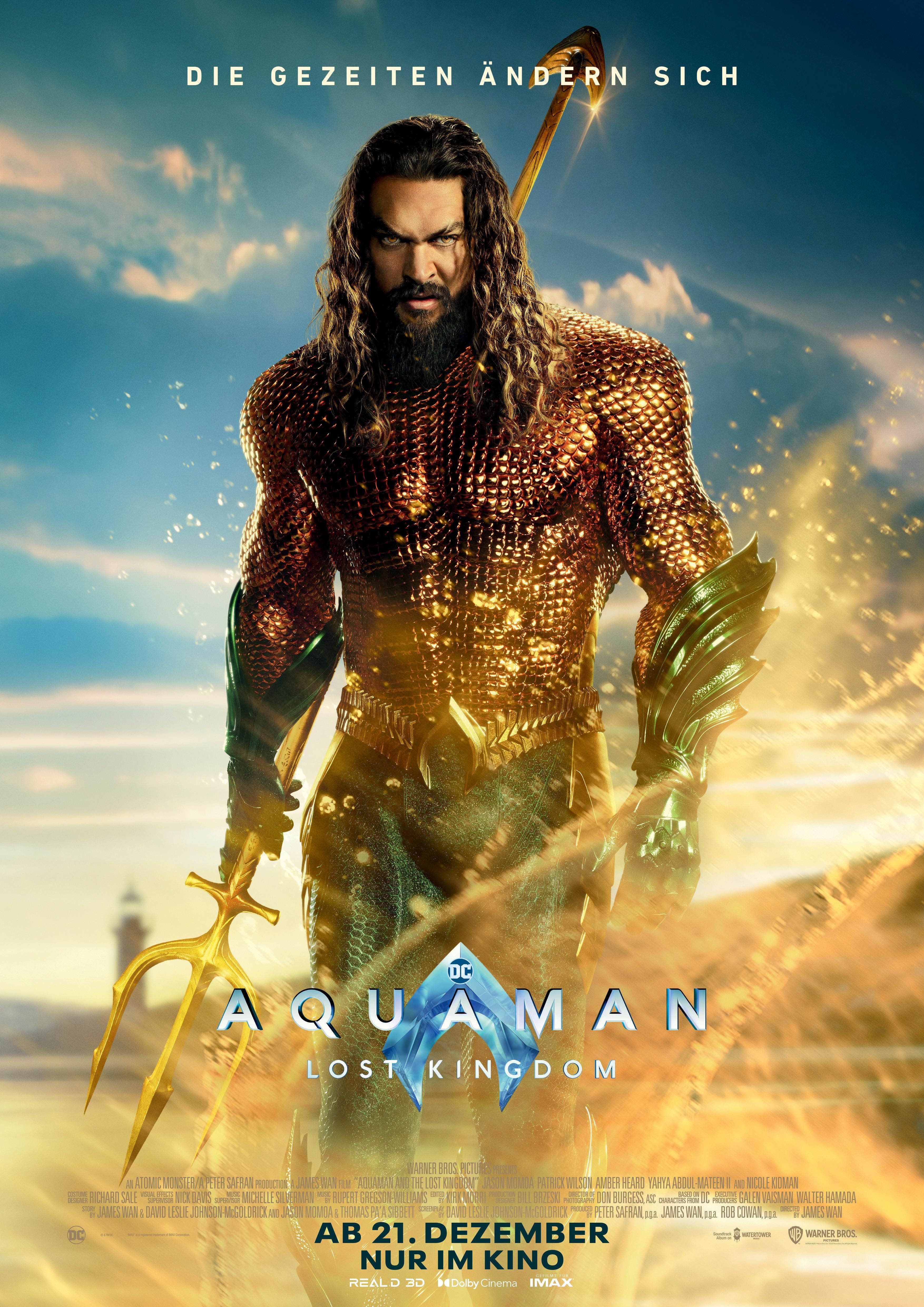 poster of Aquaman and the Lost Kingdom (2023) Hindi Dubbed Movie