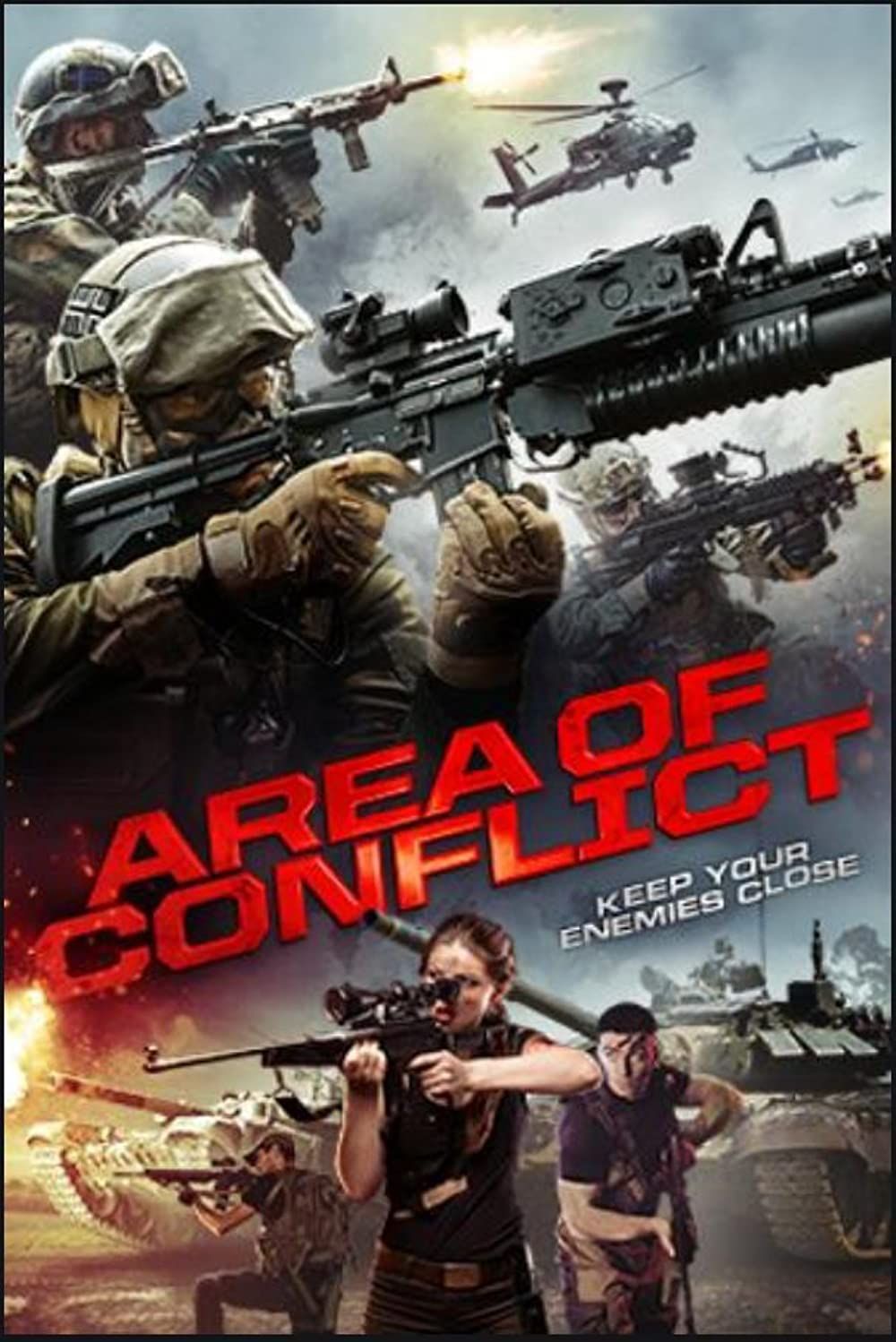 poster of Area of Conflict (2017) Hindi ORG Dubbed BluRay