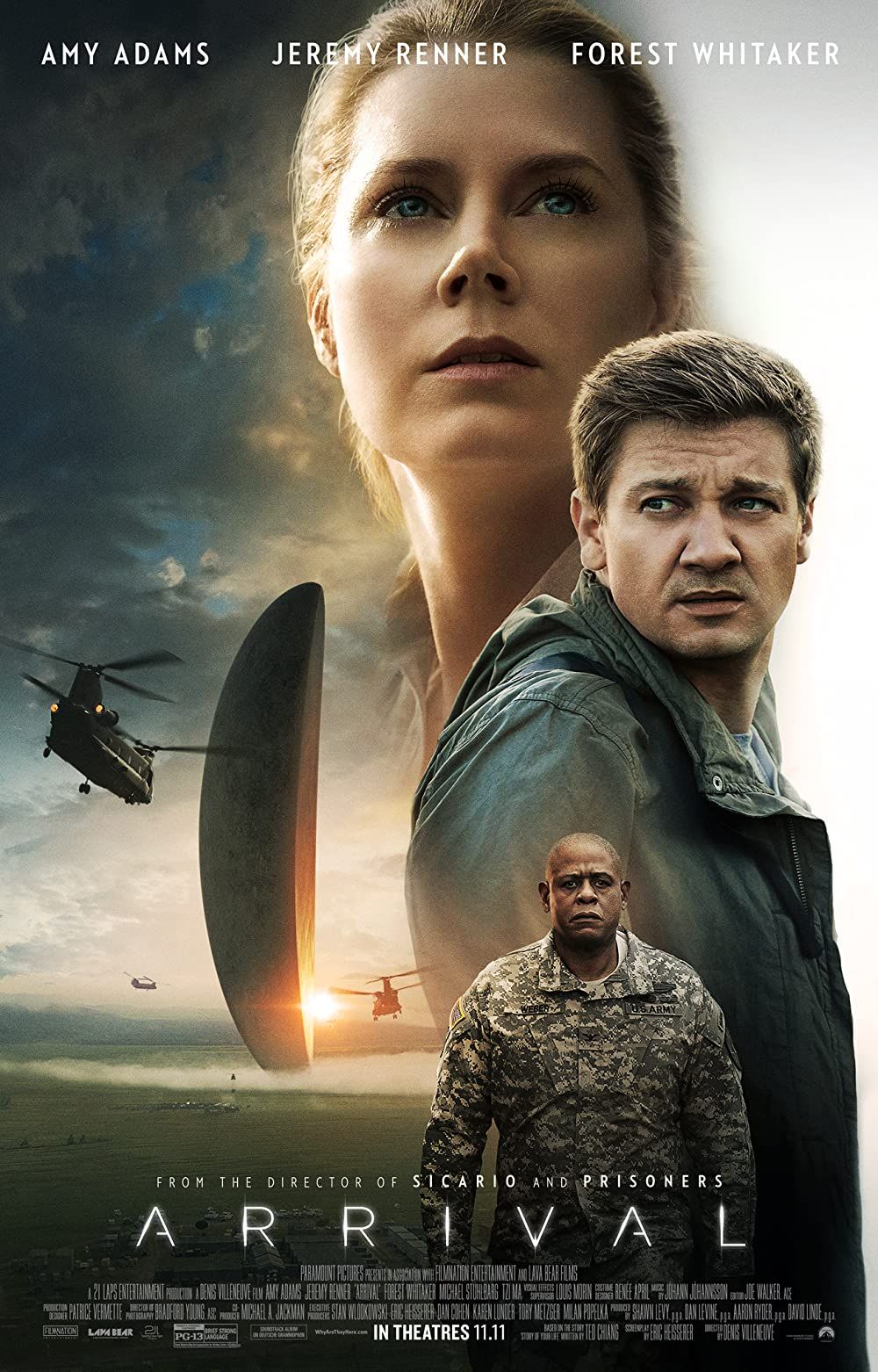 poster of Arrival (2016) Hindi ORG Dubbed BluRay