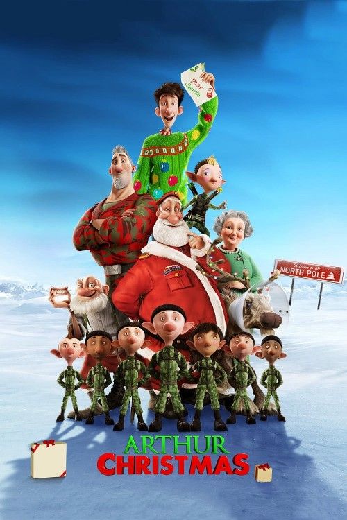 poster of Arthur Christmas (2011) Hindi Dubbed Movie