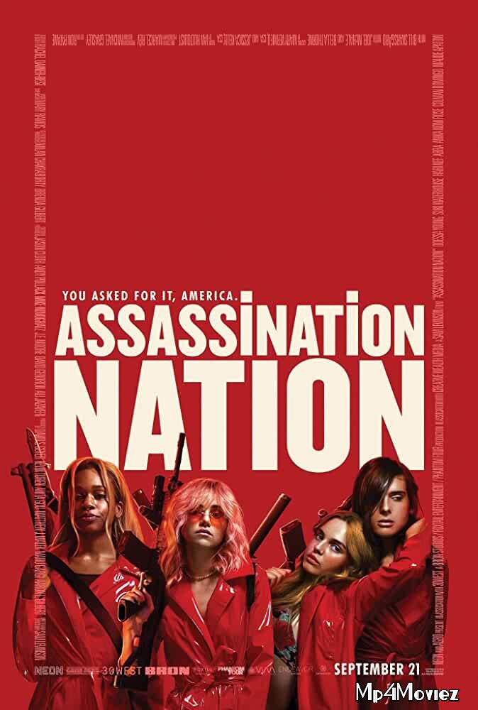 poster of Assassination Nation 2018 Hindi Dubbed ORG Full Movie