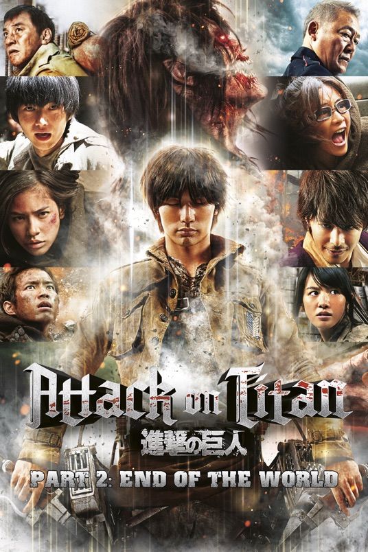 poster of Attack on Titan Part 2 (2015) Hindi Dubbed BluRay